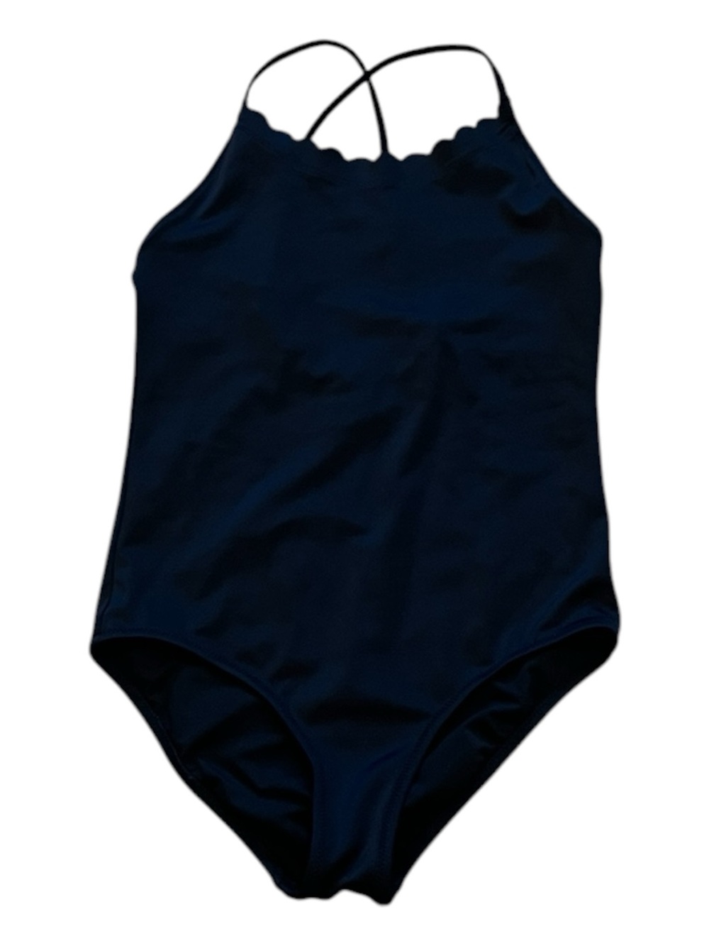 Crewcuts 12 Scalloped One Piece Swimsuit